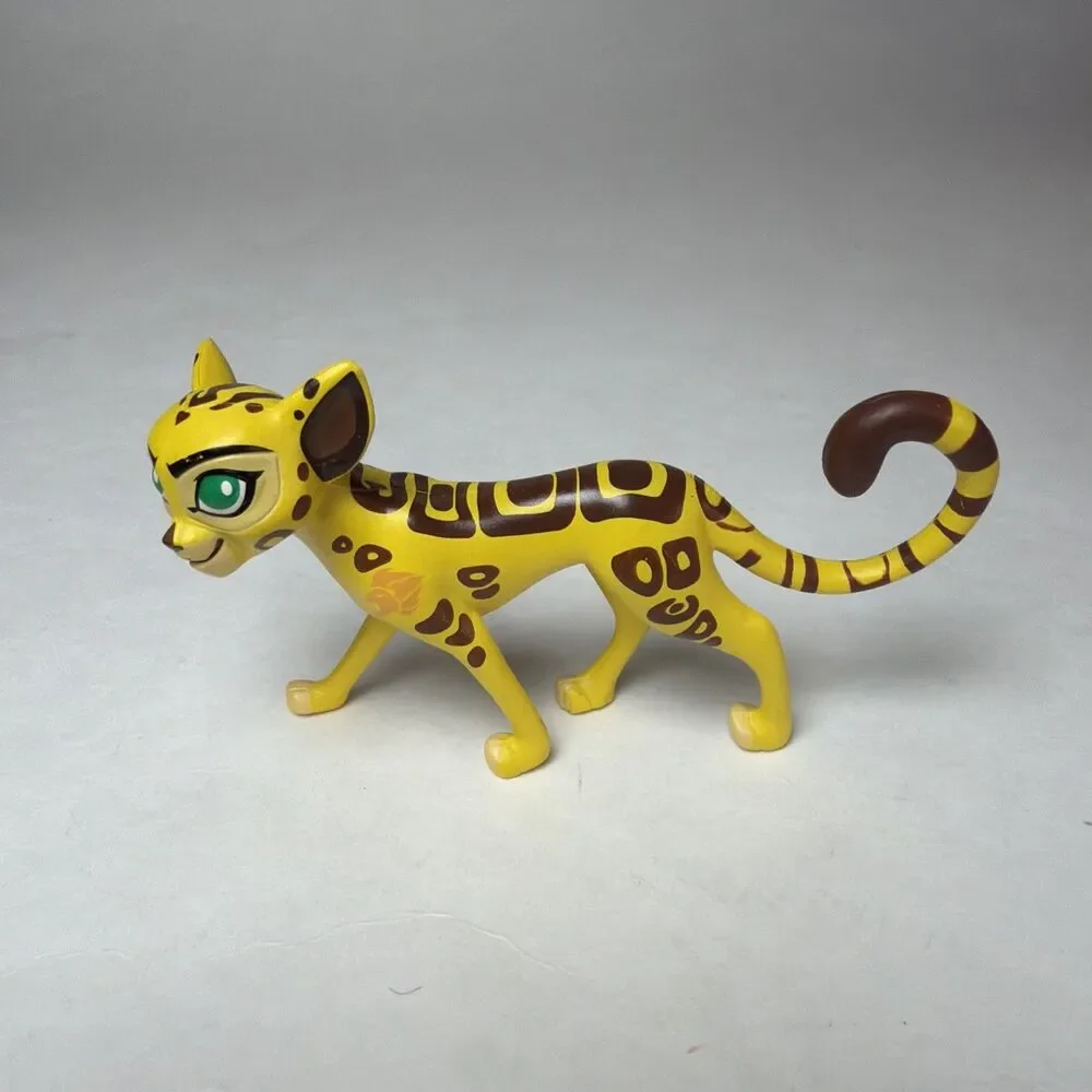 Disney Lion Guard King PVC Figures Beshte Hippo & Fuli Cheetah
